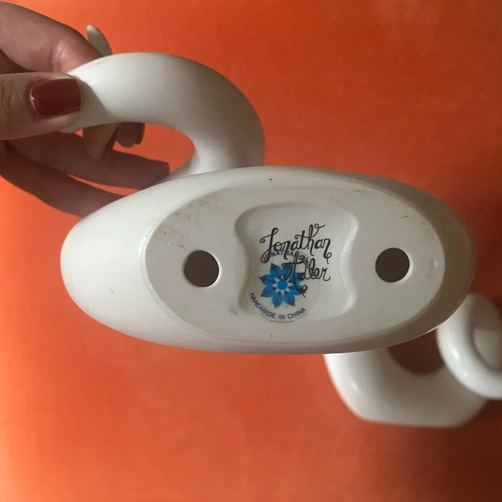 Vintage Jonathan Adler Horn Candle Holder Set